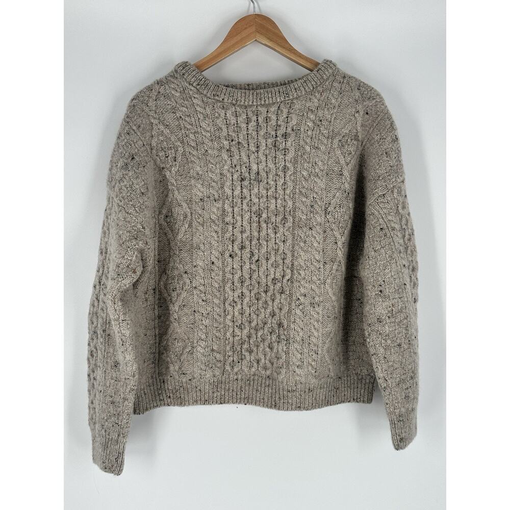 The Irish Store Knit Sweater 100% Wool Size XXL Cabincore Fisherman’s Women’s